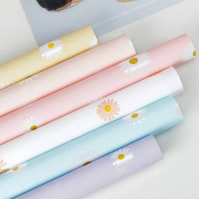 Floral Packaging Waterproof Flower Wrapping Paper 22.8*22.8 inch - 20 sheets - Huayi Flower Wraps