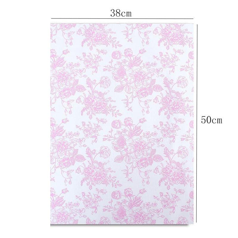 Floral Retro Art Packaging Paper Bouquet,14.4*20.9 Inch-10 Sheets - Huayi Flower Wraps