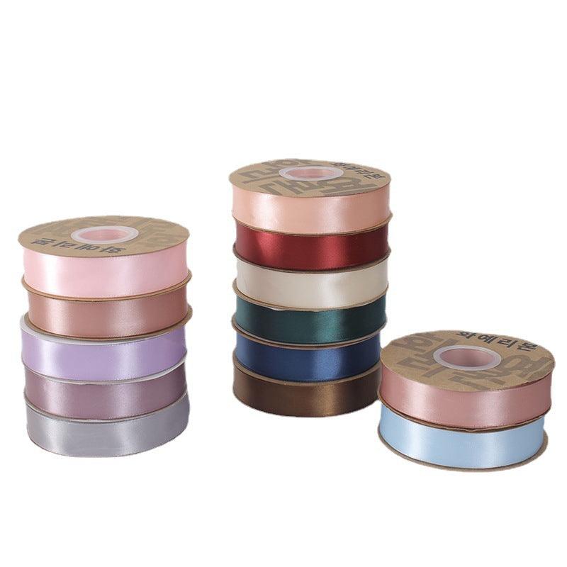 Floral Ribbon Flower Packaging Materials Bouquet Gift Ribbon Cake Baking Ribbon,0.98 inchs 100 Yard - Huayi Flower Wraps