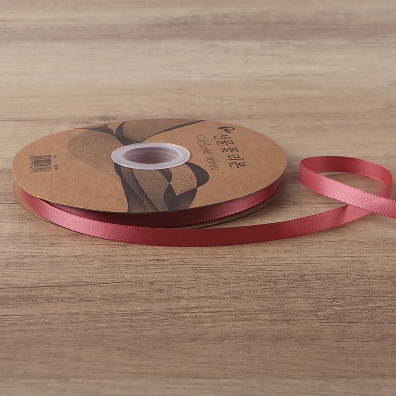 Floral Ribbon Flower Packaging Materials Bouquet Gift Ribbon Cake Baking Ribbon,0.98 inchs 100 Yard - Huayi Flower Wraps