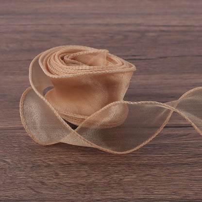 Floral Ribbon Flower Shop Bouquet Material Korean Version 4cm Wavy Ribbon Flower Gift Packaging - Huayi Flower Wraps