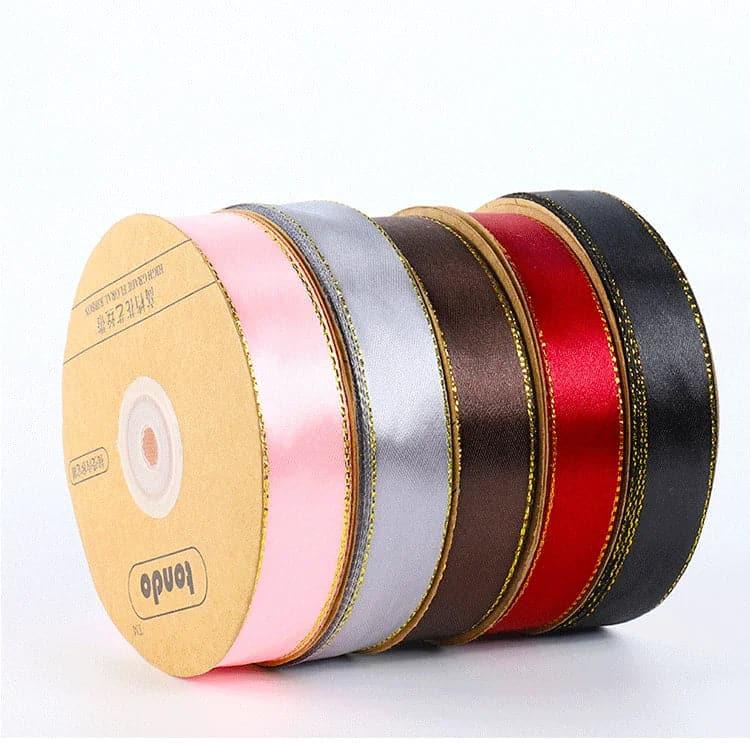 Floral Rose Ribbon Flower Silk Ribbon,1.8cm* 45 yards - Huayi Flower Wraps