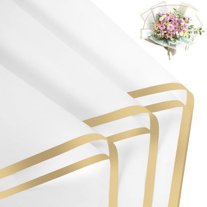 Florist Supplies Packaging Paper for Wedding Birthday,22.8*22.8 Inch-20 Sheets - Huayi Flower Wraps