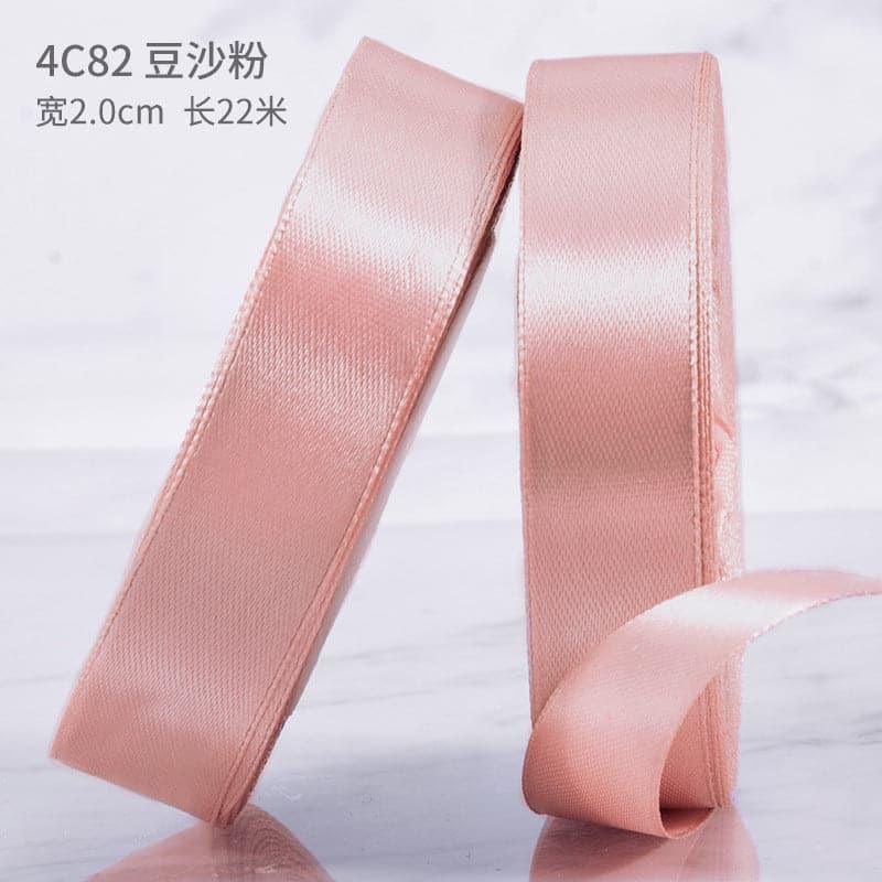 Flower Bouquet Solid Color Straps,0.78 inch*21.8 yards - Huayi Flower Wraps