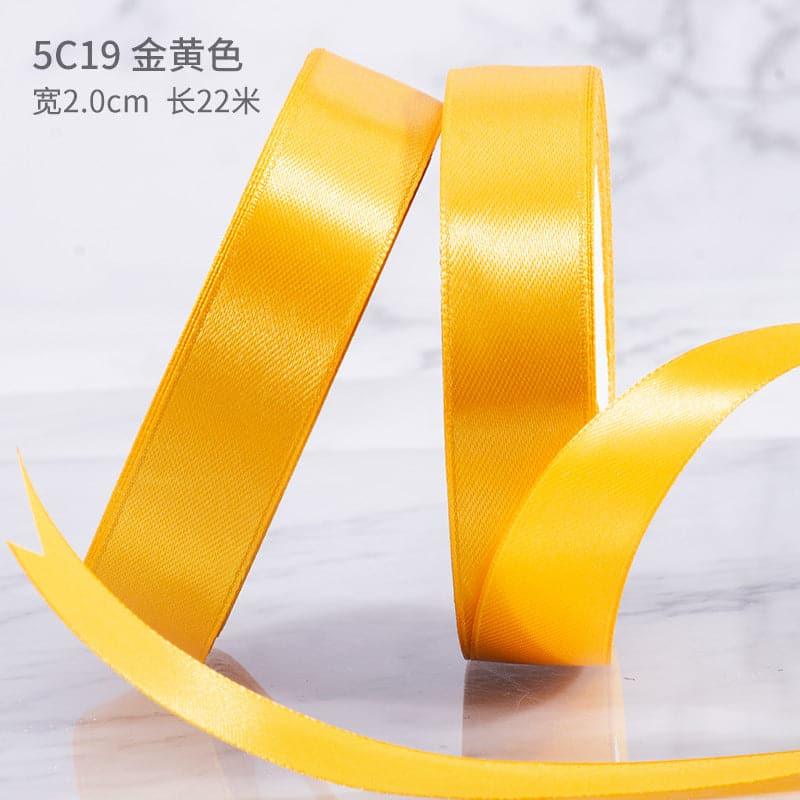 Flower Bouquet Solid Color Straps,0.78 inch*21.8 yards - Huayi Flower Wraps