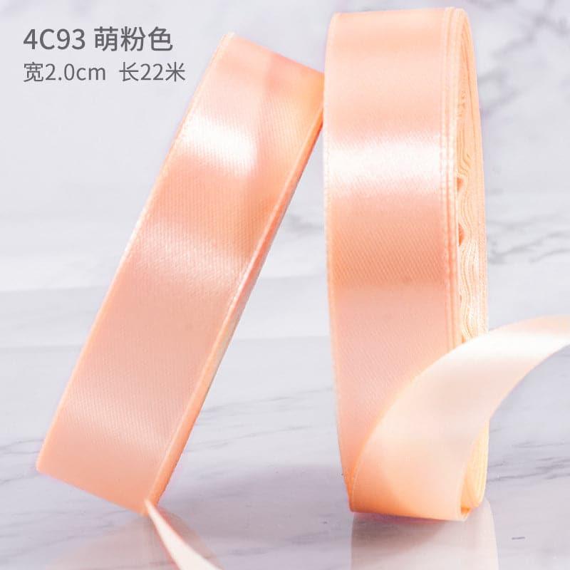 Flower Bouquet Solid Color Straps,0.78 inch*21.8 yards - Huayi Flower Wraps