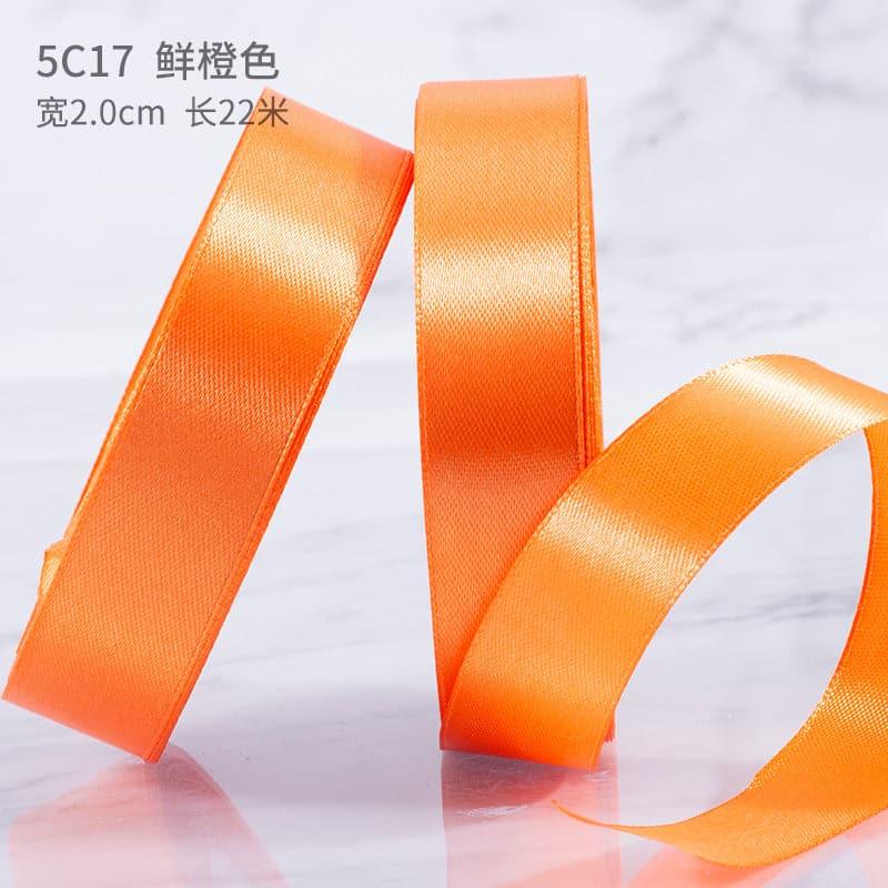 Flower Bouquet Solid Color Straps,0.78 inch*21.8 yards - Huayi Flower Wraps