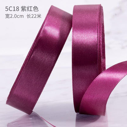 Flower Bouquet Solid Color Straps,0.78 inch*21.8 yards - Huayi Flower Wraps