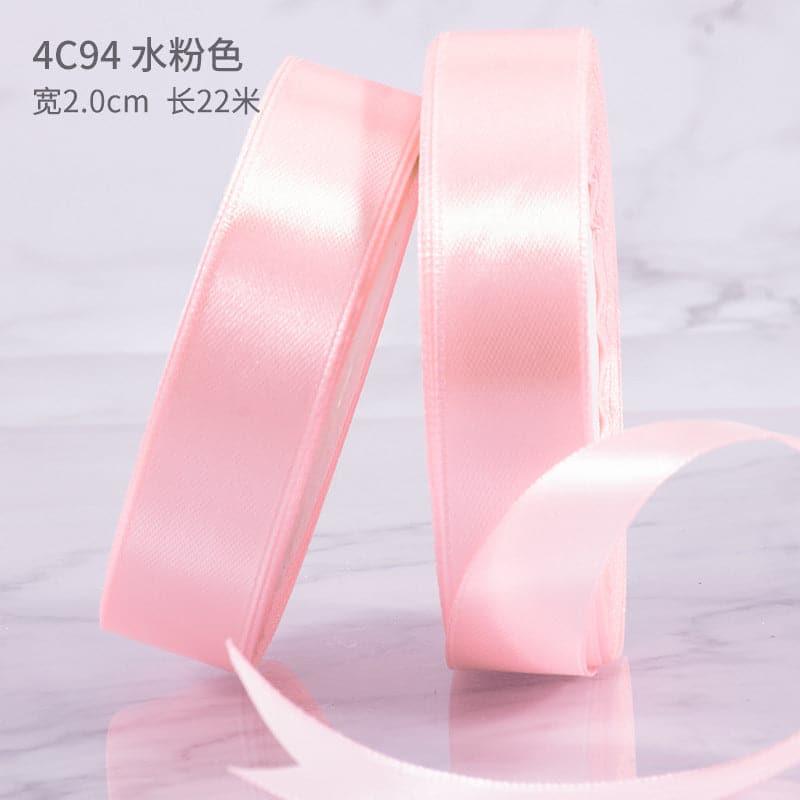 Flower Bouquet Solid Color Straps,0.78 inch*21.8 yards - Huayi Flower Wraps