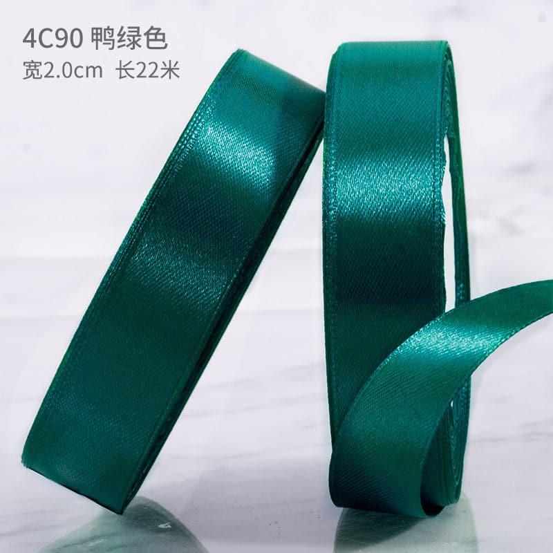 Flower Bouquet Solid Color Straps,0.78 inch*21.8 yards - Huayi Flower Wraps