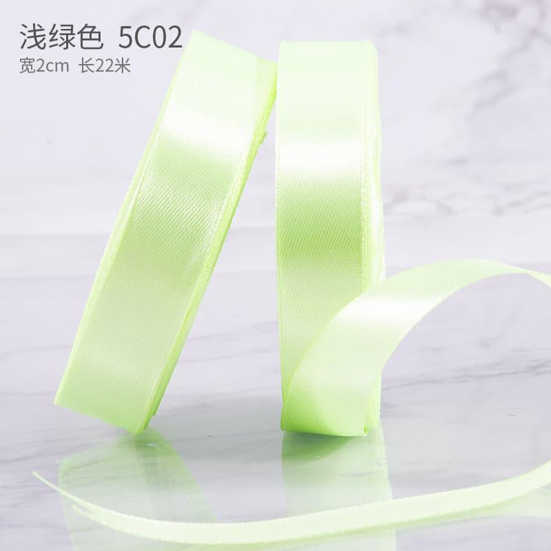 Flower Bouquet Solid Color Straps,0.78 inch*21.8 yards - Huayi Flower Wraps