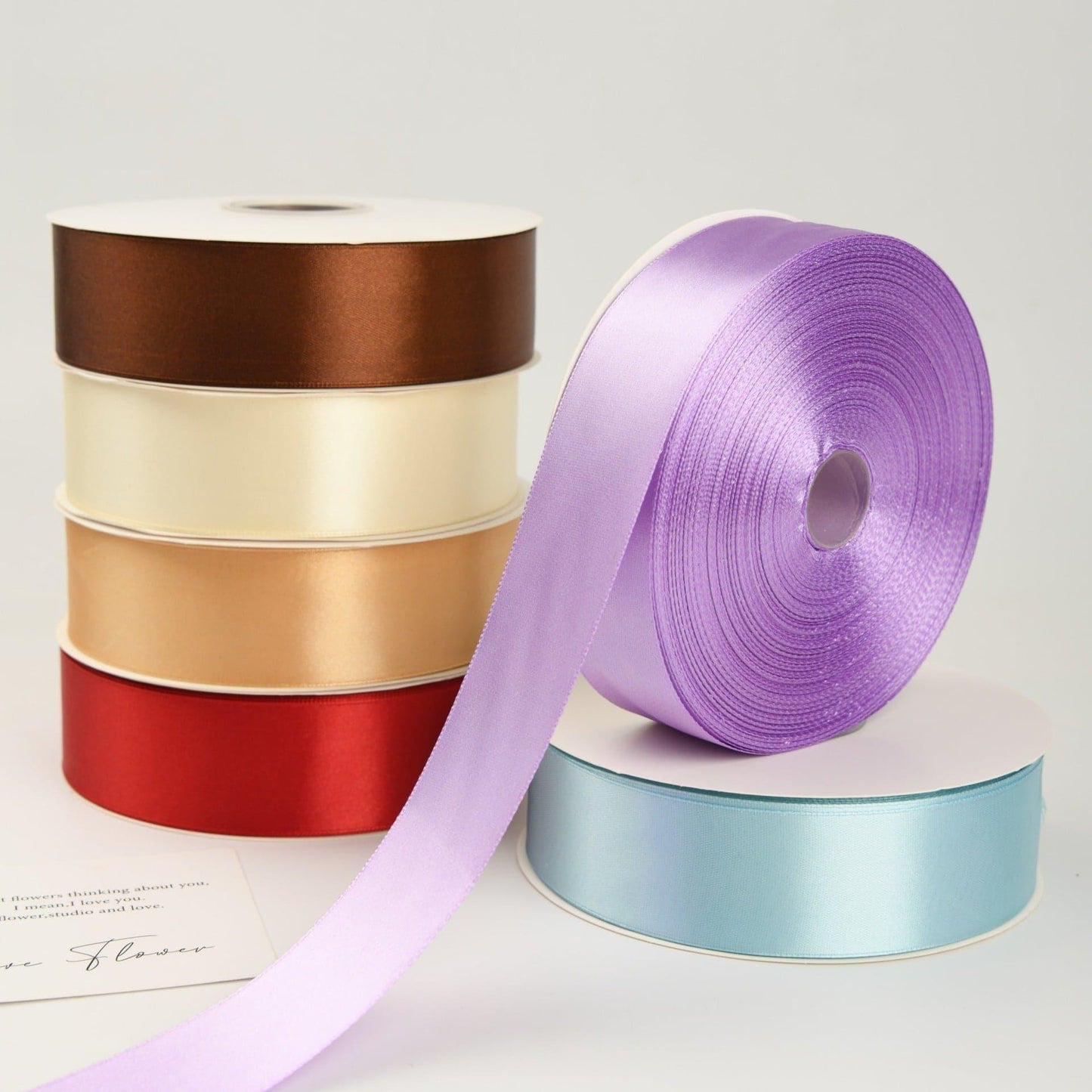 Flower Packaging Materials Floral Ribbon Bouquet Gift Bow Ribbon,1.5 inch * 100yards - Huayi Flower Wraps