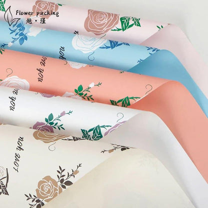 Flowers Paper Wrap Wholesale Luxury Rose Bouquet Wrapping Paper For Flower - Huayi Flower Wraps