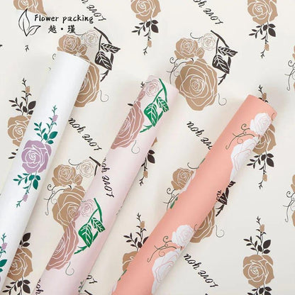 Flowers Paper Wrap Wholesale Luxury Rose Bouquet Wrapping Paper For Flower - Huayi Flower Wraps