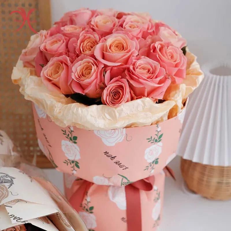 Flowers Paper Wrap Wholesale Luxury Rose Bouquet Wrapping Paper For Flower - Huayi Flower Wraps