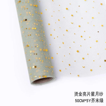 Flowers Wrapping Mesh Roll For Flowers Wrapping,50cm* 5 yard - Huayi Flower Wraps