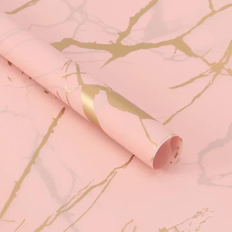 Golden Marble Tissue Wrapping Paper,22.8*22.8 Inch-20 Sheets - Huayi Flower Wraps