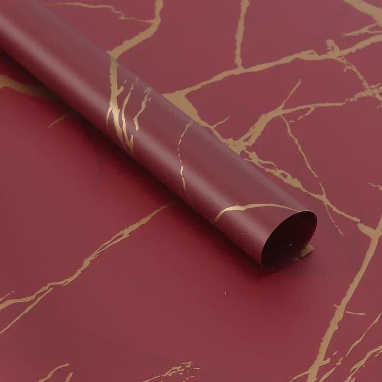 Golden Marble Tissue Wrapping Paper,22.8*22.8 Inch-20 Sheets - Huayi Flower Wraps