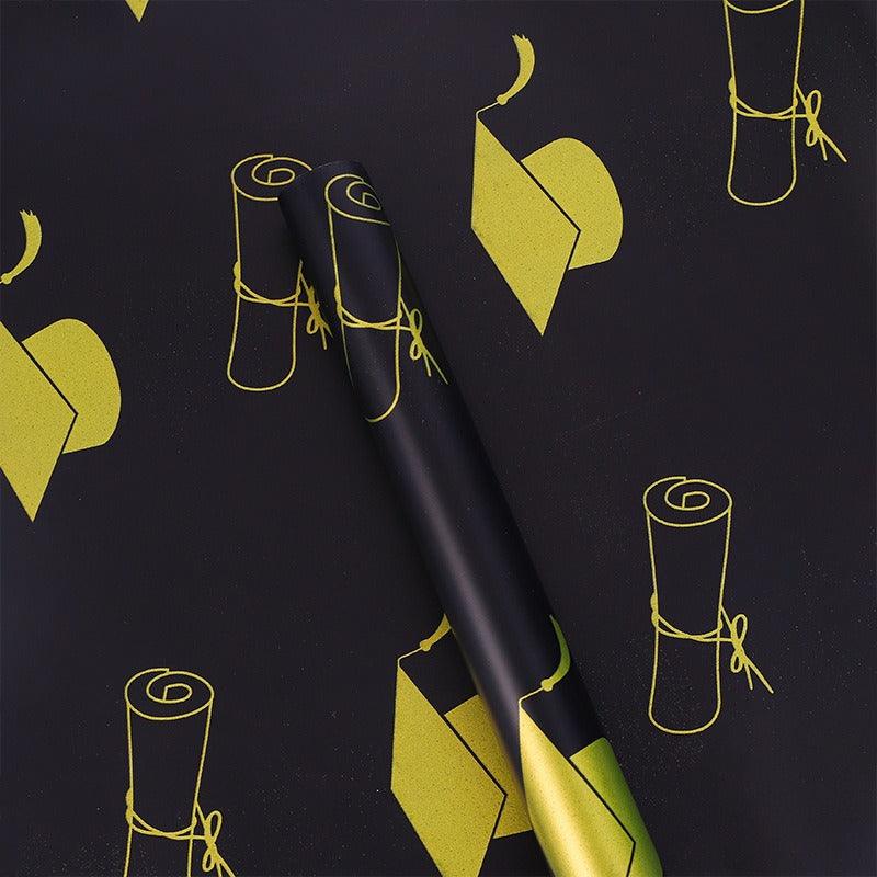 Graduation Bouquet Wrapping Paper,22.8*22.8 Inch-20 Sheets - Huayi Flower Wraps