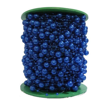 Gypsophila Beaded Fishing Line Connection Bead Chain Plastic Wedding Pearl,60m.