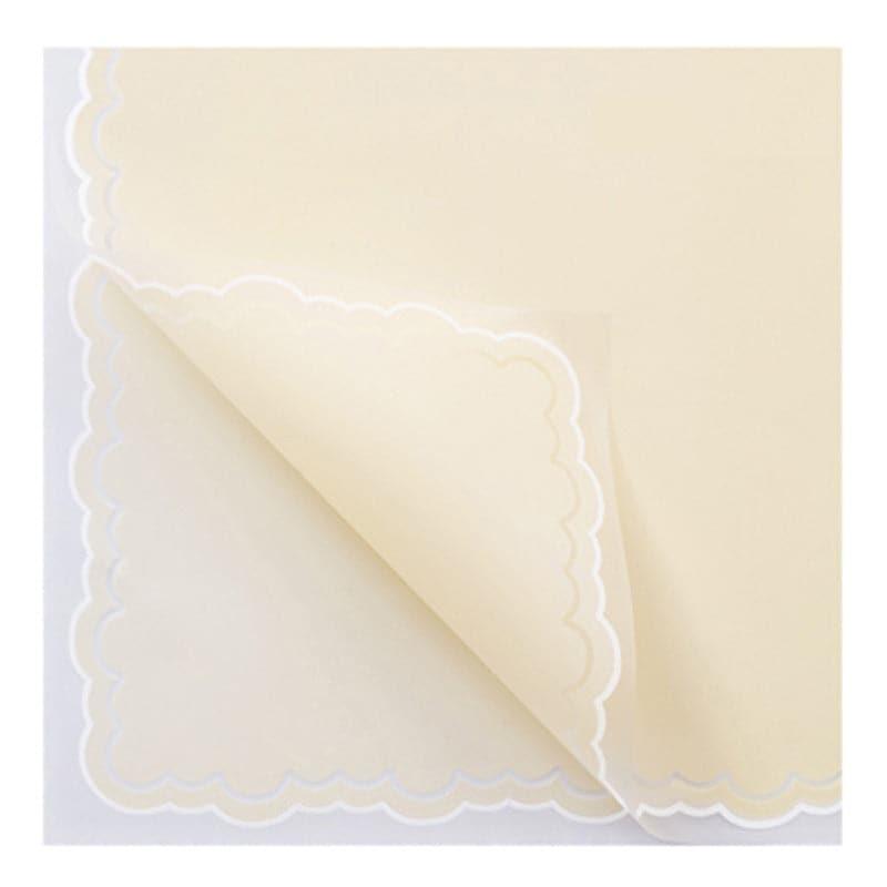 Handkerchief Plain Floral Packaging Paper,22.8*22.8 inch - 20 sheets - Huayi Flower Wraps