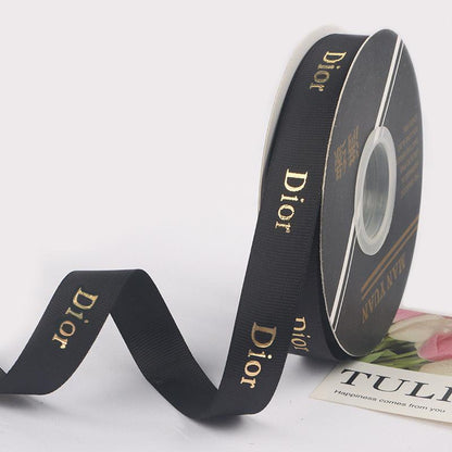 Hot Stamping Threaded Ribbon Flower Packaging Materials Floral Gift Packaging Ribbon Bouquet - Huayi Flower Wraps