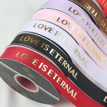 Hot Stamping Threaded Ribbon Flower Packaging Materials Floral Gift Packaging Ribbon Bouquet - HUAYI