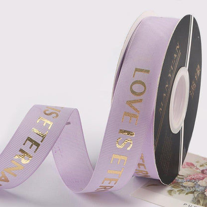 Hot Stamping Threaded Ribbon Flower Packaging Materials Floral Gift Packaging Ribbon Bouquet - HUAYI