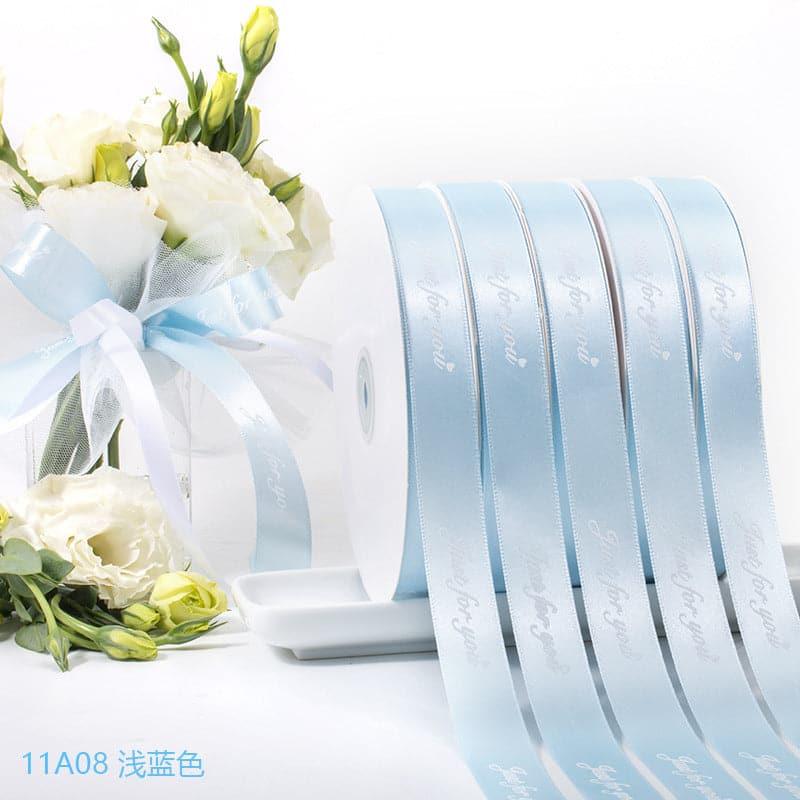 Just For You Alphabet Egg Flower Packaging Ribbon Ribbon,1.5cm 100yard - Huayi Flower Wraps