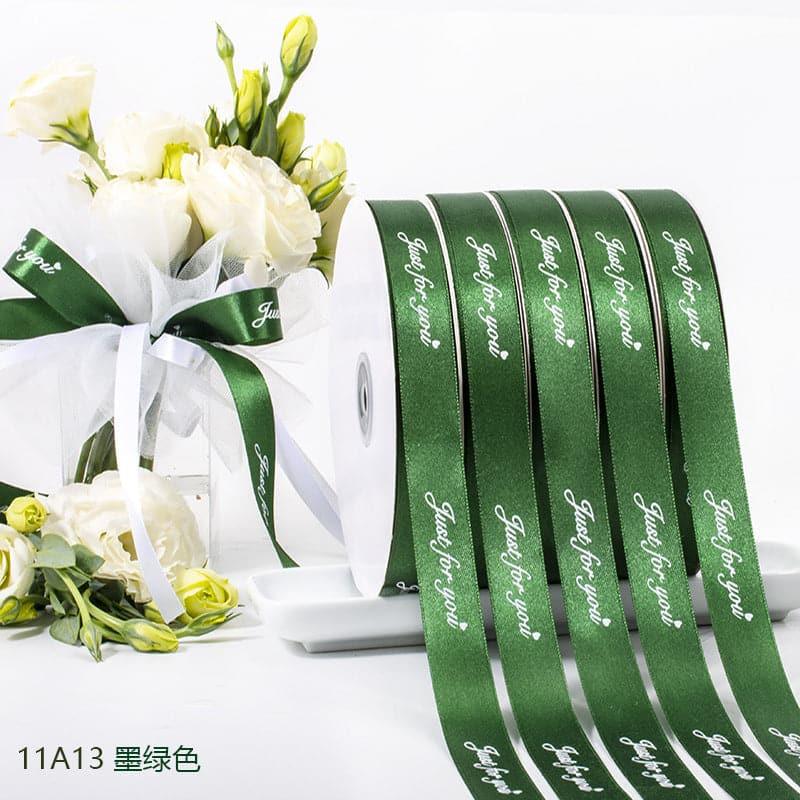 Just For You Alphabet Egg Flower Packaging Ribbon Ribbon,1.5cm 100yard - Huayi Flower Wraps