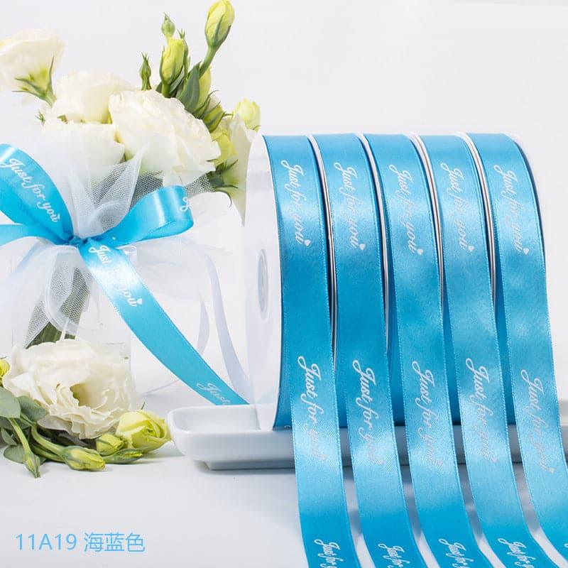 Just For You Alphabet Egg Flower Packaging Ribbon Ribbon,1.5cm 100yard - Huayi Flower Wraps