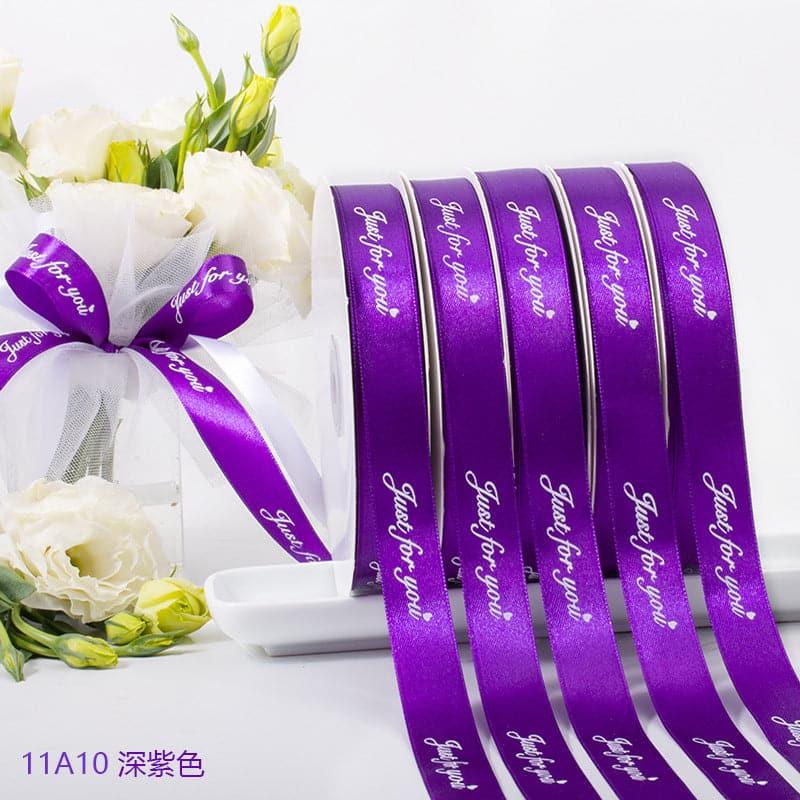 Just For You Alphabet Egg Flower Packaging Ribbon Ribbon,1.5cm 100yard - Huayi Flower Wraps