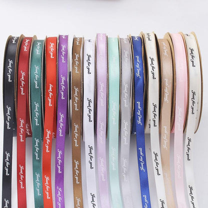 [love forever]Flower Packaging Materials Floral Ribbon Cake Packaging Ribbon 1cm, 40 Yards/Roll.