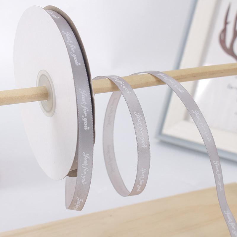 [love forever]Flower Packaging Materials Floral Ribbon Cake Packaging Ribbon 1cm, 40 Yards/Roll.