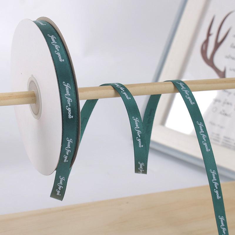 [love forever]Flower Packaging Materials Floral Ribbon Cake Packaging Ribbon 1cm, 40 Yards/Roll.