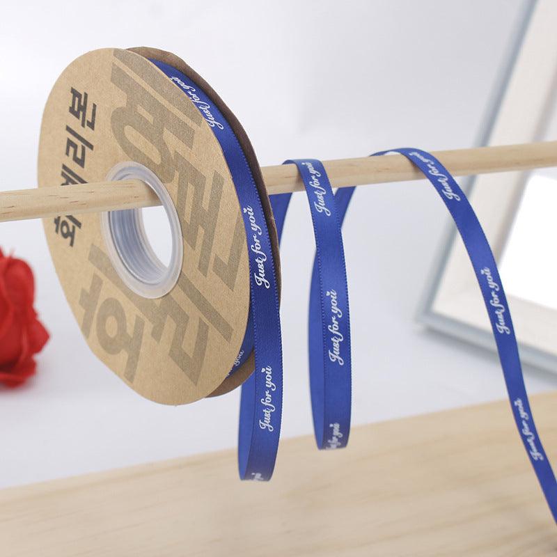 [love forever]Flower Packaging Materials Floral Ribbon Cake Packaging Ribbon 1cm, 40 Yards/Roll.