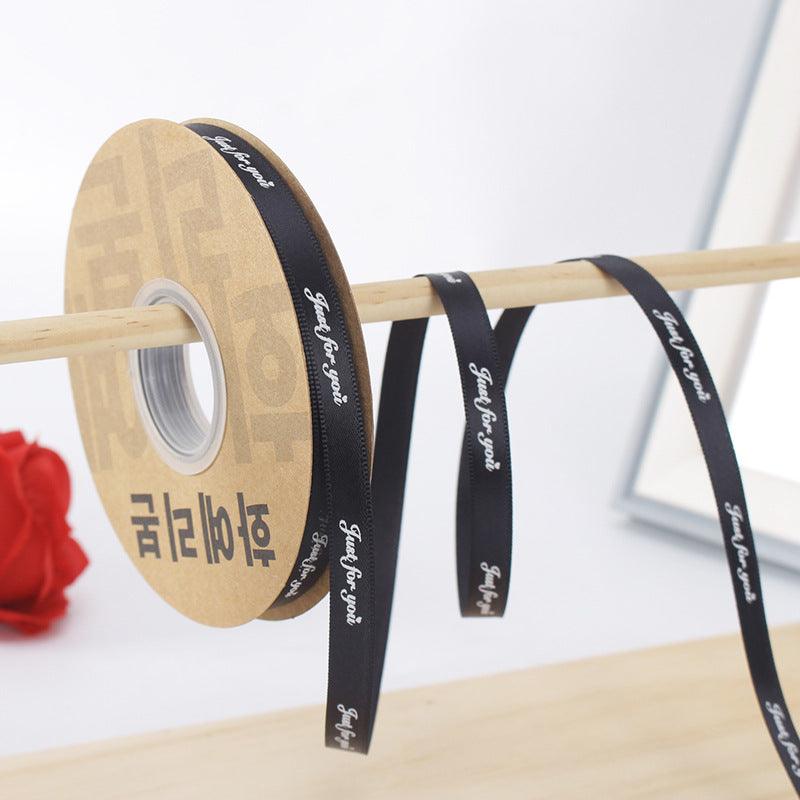[love forever]Flower Packaging Materials Floral Ribbon Cake Packaging Ribbon 1cm, 40 Yards/Roll.