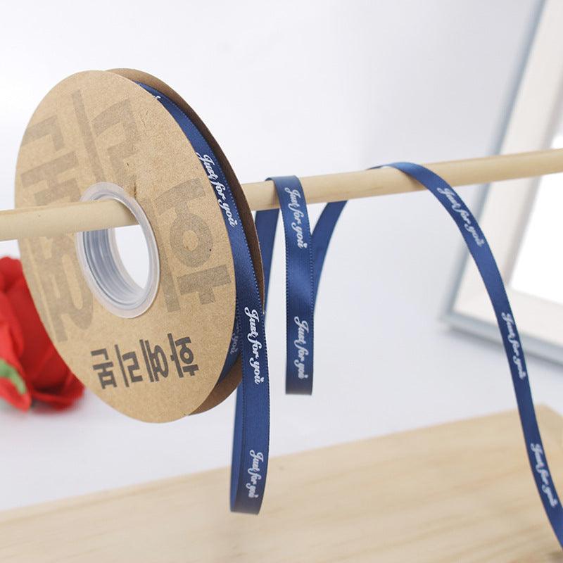 [love forever]Flower Packaging Materials Floral Ribbon Cake Packaging Ribbon 1cm, 40 Yards/Roll.
