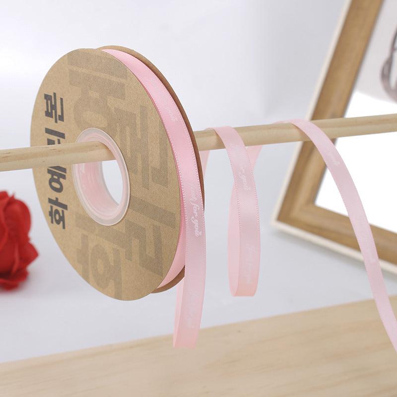 [love forever]Flower Packaging Materials Floral Ribbon Cake Packaging Ribbon 1cm, 40 Yards/Roll.