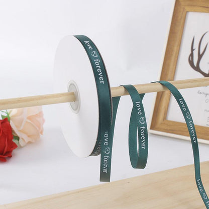 [Just for you]Flower Packaging Materials Floral Ribbon Cake Packaging Ribbon 1cm, 40 Yards/Roll - HUAYI