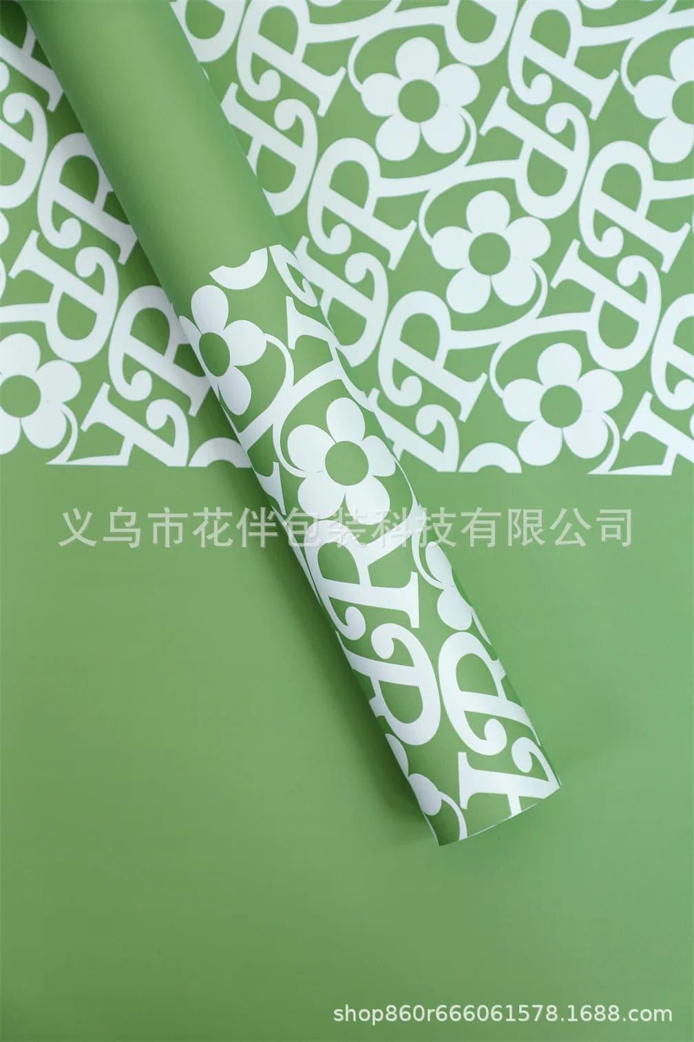 Korean Printed Gift Tissue Waterproof Flower Bouquet Packaging Wrapping Paper For Flower Bouquet Floral - Huayi Flower Wraps