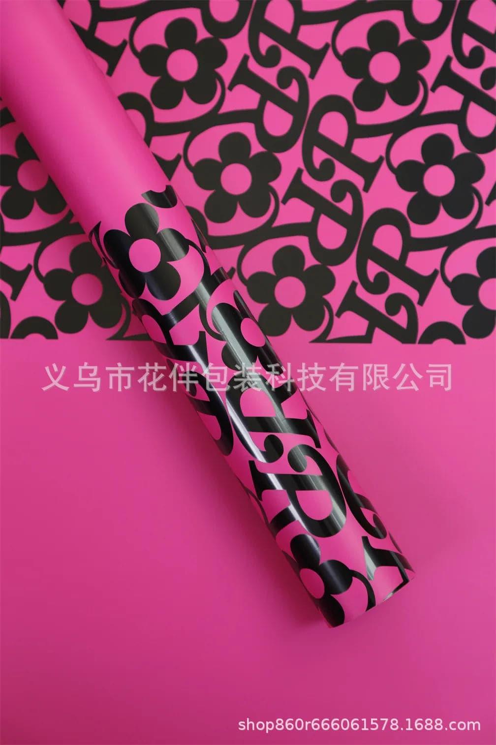 Korean Printed Gift Tissue Waterproof Flower Bouquet Packaging Wrapping Paper For Flower Bouquet Floral - Huayi Flower Wraps