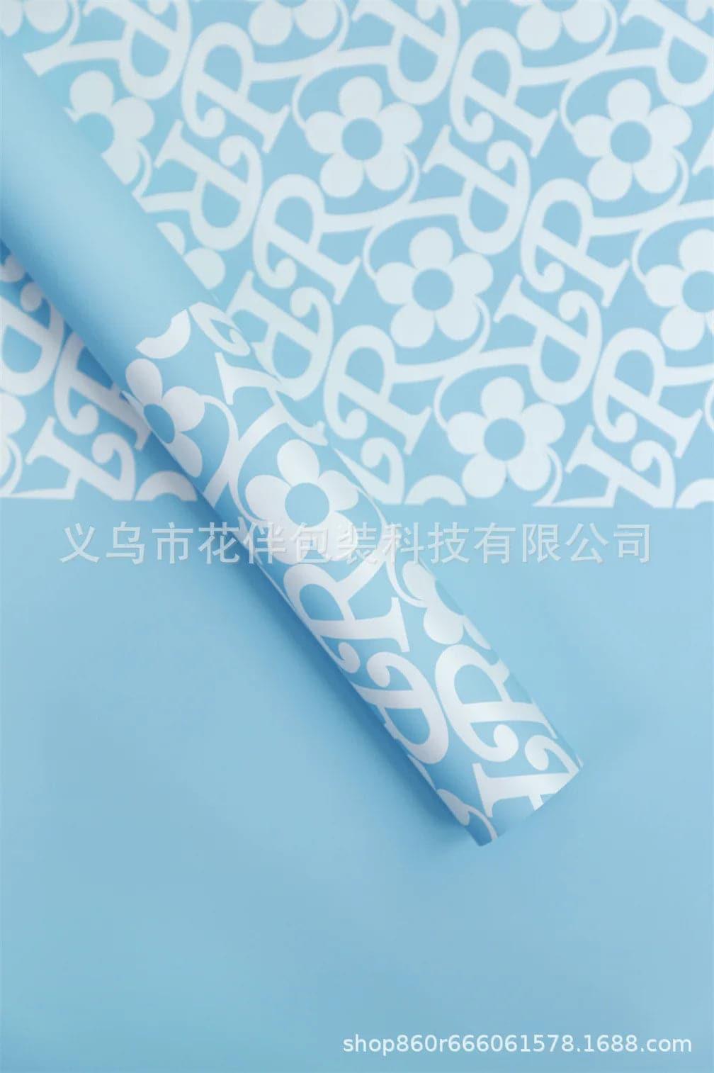 Korean Printed Gift Tissue Waterproof Flower Bouquet Packaging Wrapping Paper For Flower Bouquet Floral - Huayi Flower Wraps