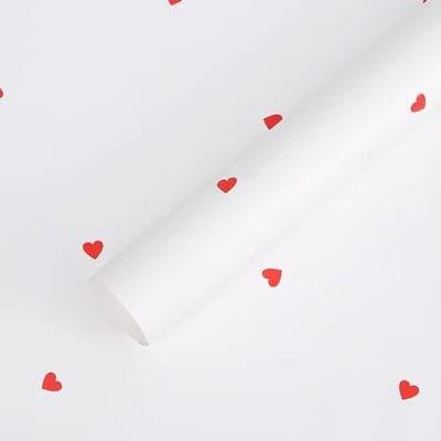 Love Flower Packaging Paper Waterproof Eurasian Paper,22.8*22.8 Inch-20 Sheets - Huayi Flower Wraps