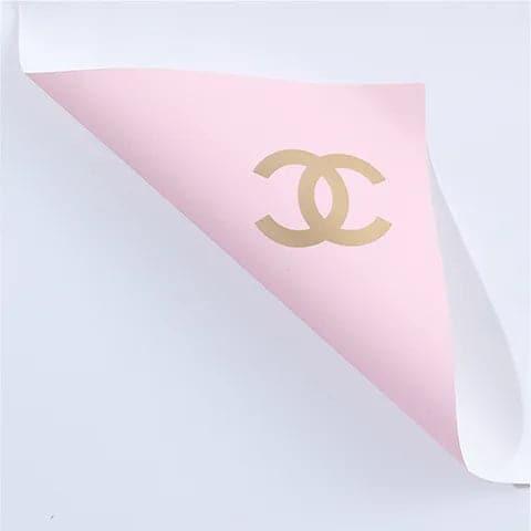 "Chanel" Flowers Wrapping Paper,22.8*22.8 Inch,20 Sheets - Huayi Flower Wraps