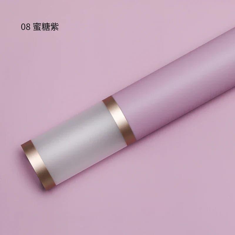 Matte Gold Edge Flower Wrapping Paper,22.8*22.8 Inch-20 Sheets - Huayi Flower Wraps