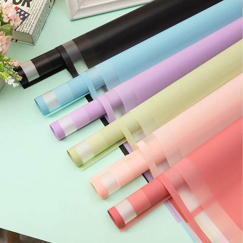 Matte Paper Bouquet Flower Wrapping Paper,22.8*22.8 inch - 20 sheets - Huayi Flower Wraps