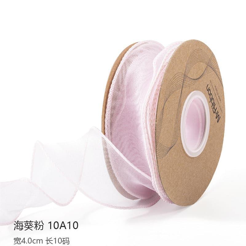 Mermaid Ribbon Bow Bouquet Lace Ribbon Snow Gauze Ribbon,1.5 inch * 10 yards - Huayi Flower Wraps