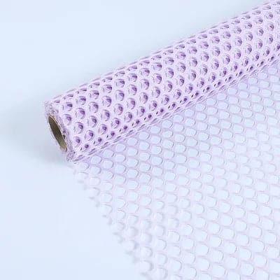 Mesh Hollowed Out Holes Round Heart Gauze Korean Rose Flower,60cm *4m - Huayi Flower Wraps