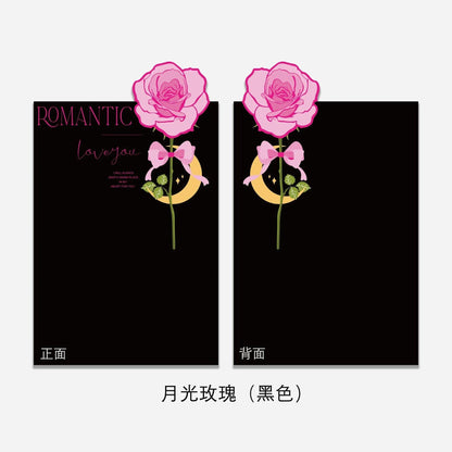 Mother's Day Korean Wrapping Paper Heart Designs Flowers Love Wrapping Paper,10 sheet.